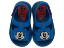 Sandália Bebê Com Mochila Mickey Disney Azul Grendene kids
