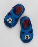 Sandália Bebê Com Mochila Mickey Disney Azul Grendene kids