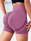 Shorts de ioga femininos de cintura alta