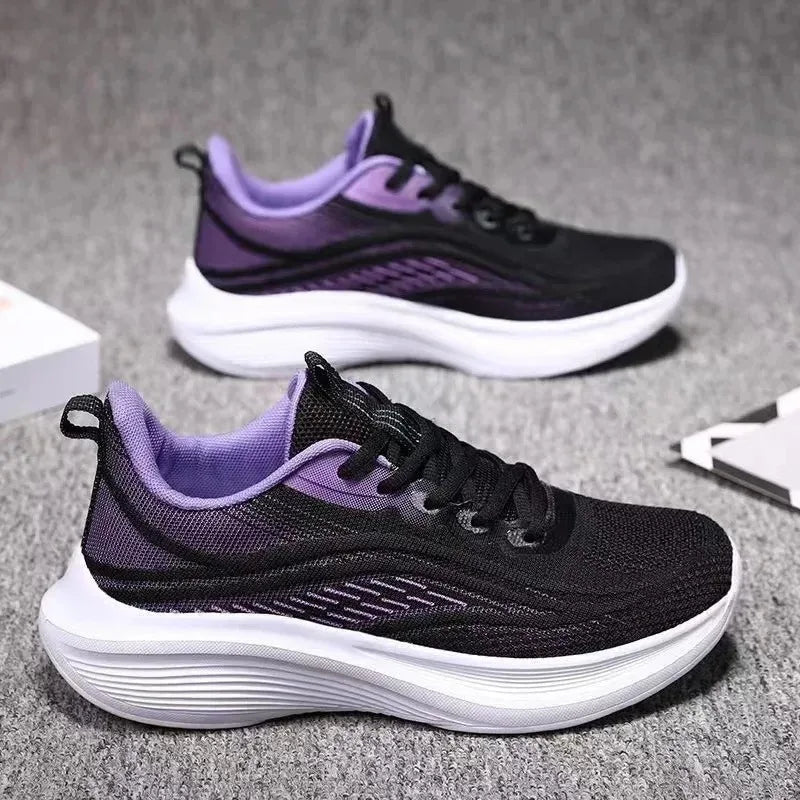 Tênis esportivo casual para corrida e Caminhada moda verão, antiderrapante,  malha respirável, tendência feminina, 2025.