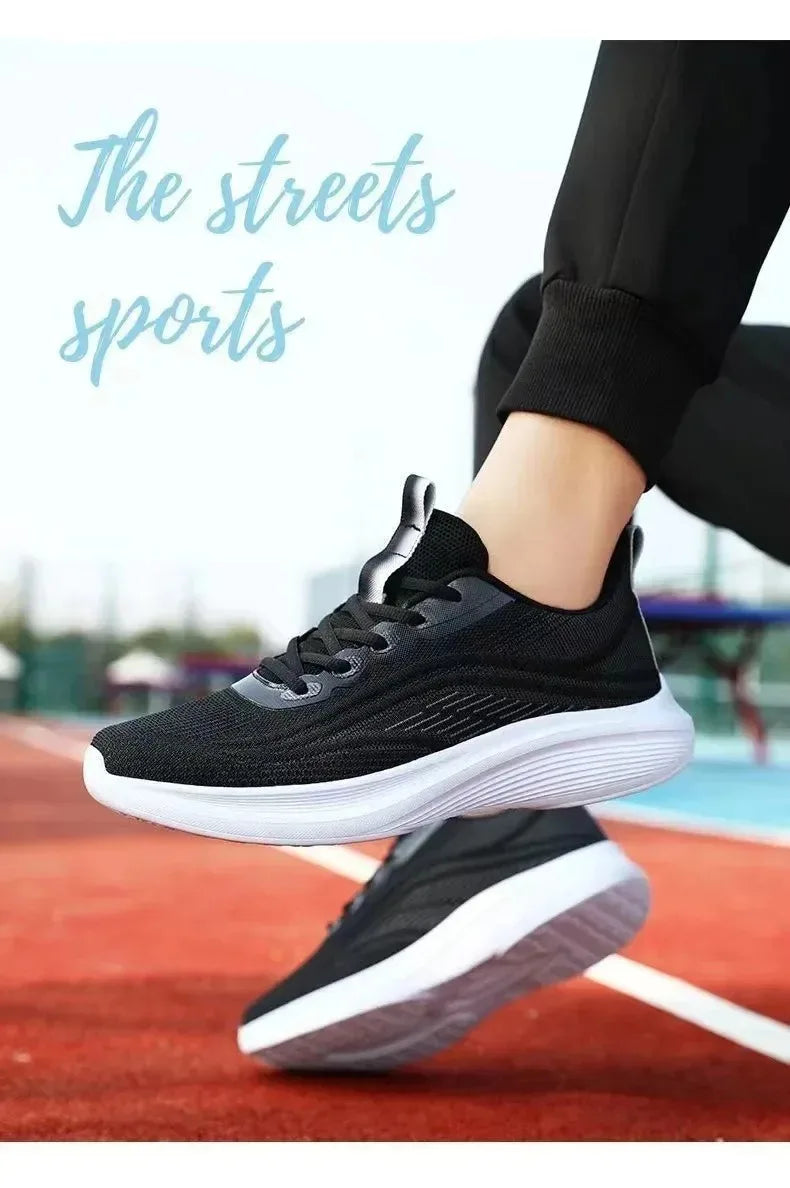Tênis esportivo casual para corrida e Caminhada moda verão, antiderrapante,  malha respirável, tendência feminina, 2025.