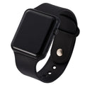 Relógio Digital Esportivo Masculino e feminino Led Preto Pulseira de Silicone