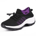 Tênis ortopédico feminino- tênis leves para corrida, confortáveis, com palmilha de malha, antiderrapantes e respiráveis.Ideal para esportes ao ar livre