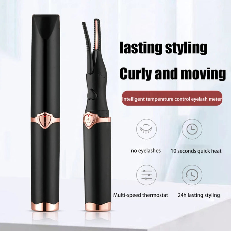 Modelador e Curvador de cílios Lasting style portátil com 3 modos de temperatura
