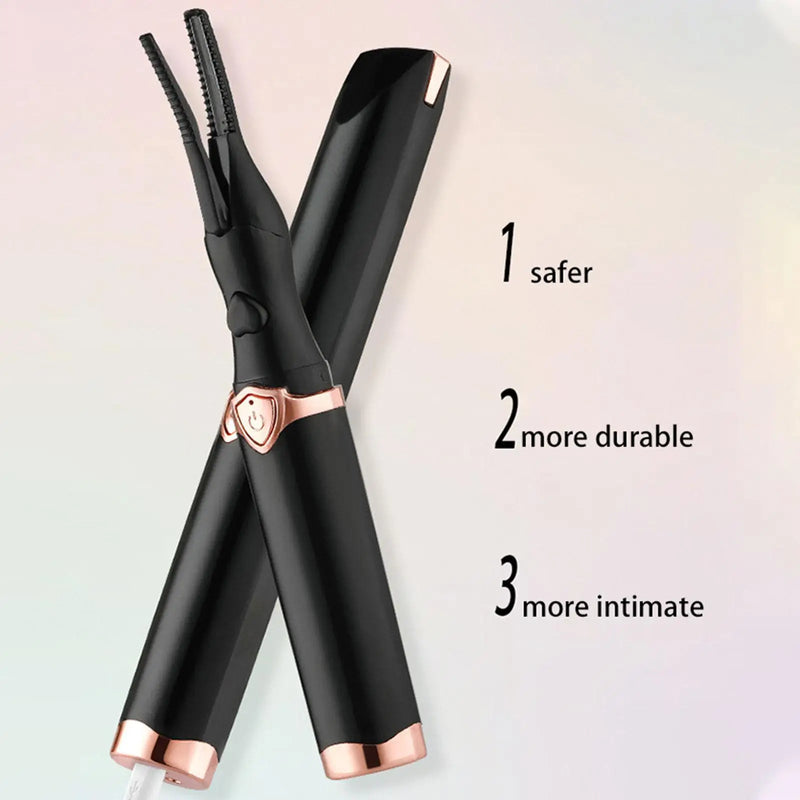 Modelador e Curvador de cílios Lasting style portátil com 3 modos de temperatura