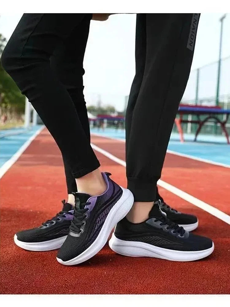 Tênis esportivo casual para corrida e Caminhada moda verão, antiderrapante,  malha respirável, tendência feminina, 2025.