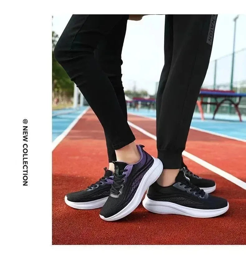 Tênis esportivo casual para corrida e Caminhada moda verão, antiderrapante,  malha respirável, tendência feminina, 2025.