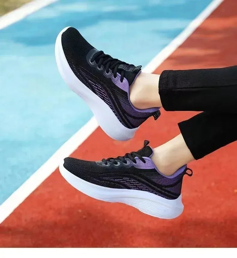 Tênis esportivo casual para corrida e Caminhada moda verão, antiderrapante,  malha respirável, tendência feminina, 2025.