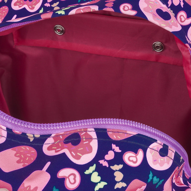 Mochila de Rodinhas Infantil Pampili Doces Marinho