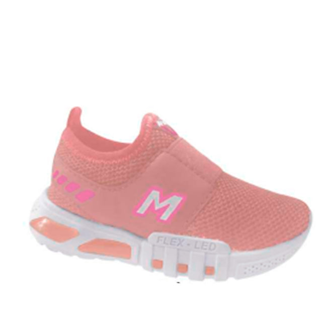 Tênis Infantil Menina Com Luzinha de Led Minipé MP2104