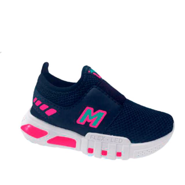 Tênis Infantil Menina Com Luzinha de Led Minipé MP2104